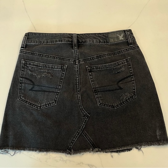 Black denim skirt - Picture 7 of 8